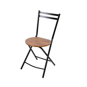 THE SECRET HOME Silla Plegable de Madera y Metal - Base de…