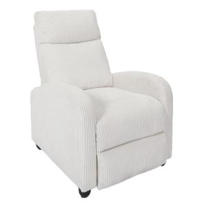HOME DECO FACTORY, HD0346, Sillón Acanalado Beige 3 Posicio…
