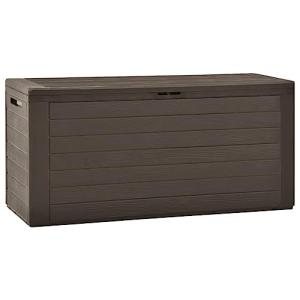 vidaXL Caja de Almacenamiento de Jardín Baúl Cofre de Almac…