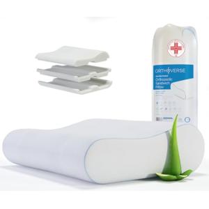 ORTHOVERSE Almohada Cervical para Dormir con Altura Ajustab…