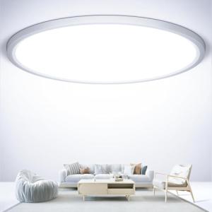 NIBSHOOM Plafon LED Techo Redonda Plana 6500K,24W/2400LM/IP…