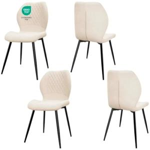 JIJIAN Pack de 4 Sillas de Comedor, Sillas de Cocina, Silla…