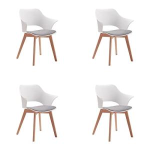 GrandCA HOME Juego de 4 Sillas de Cocina Nórdicas, Silla de…
