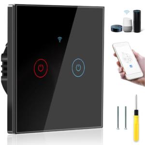 Acmerota Interruptor táctil de luz de pared inteligente WiF…