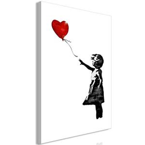 murando Cuadro en Lienzo Banksy Ballon Girl 60x90 cm 1 Part…