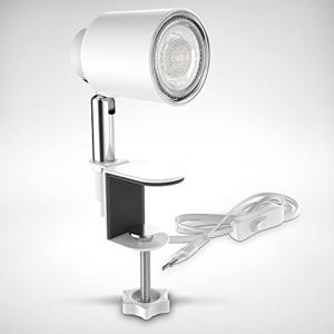 B.K.Licht - Lámpara de pinza LED - lámpara de mesa con bomb…