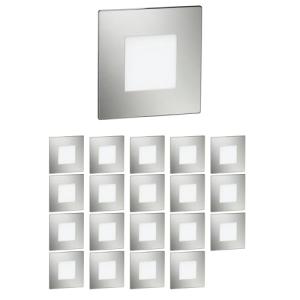 ledscom.de 20 LED luz de escalera/luz de pared empotrada FE…
