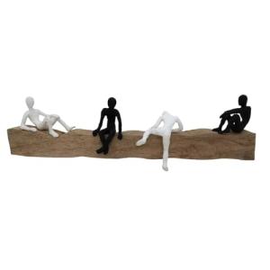 BY SIGRIS Origen Home Decor Figura Personas Tronco Varios |…