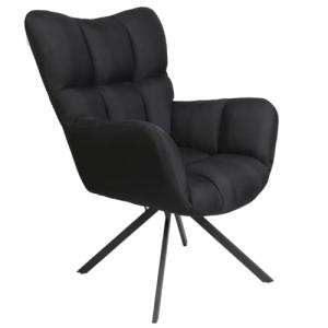 THE HOME DECO FACTORY BUTACA GIRATORIA Negra