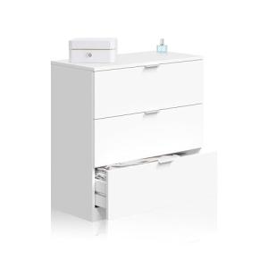 duehome | Comoda 3 Cajones, Dormitorio, Modelo Andra, Acaba…