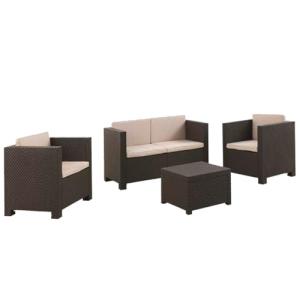 SP Berner - Set de Muebles de Jardín y Terraza Diva Wengue-…