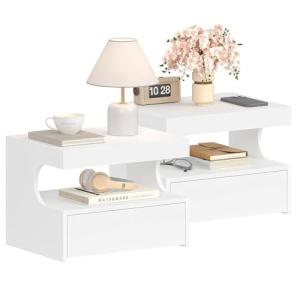 Hzuaneri Mesilla de Noche Flotante Set de 2, Mesita de Noch…