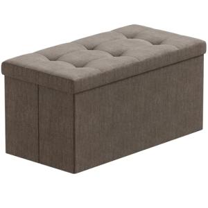 BRIAN & DANY Baúl Puff Taburete Plegable de Almacenamiento…