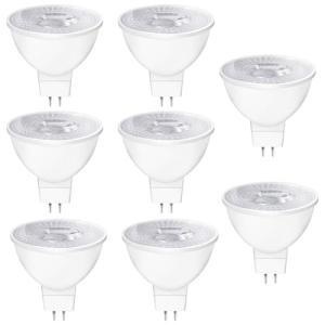 YIIFELL Bombilla LED GU5.3 MR16 12V, 5W Equivalente 50W MR1…