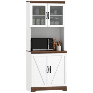 HOMCOM Alacena de Cocina Mueble Auxiliar de Cocina Aparador…