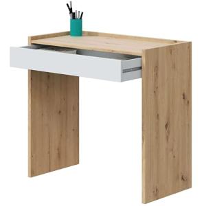 Habitdesign Mesa de Estudio con 1 Cajon, Mesa de Oficina o…