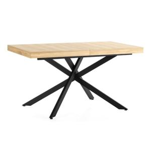 HOMN LIVING Mesa de Comedor Extensible Palermo Color Roble,…