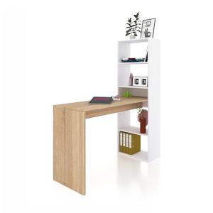 duehome | Escritorio Juvenil con Estanteria Reversible, Mes…