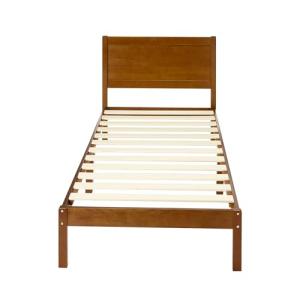 Amazon Basics - Solid Pine Wood Bed frame with classic head…