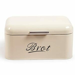 Theo&Cleo Panera con tapa, caja grande de pan crujiente de…