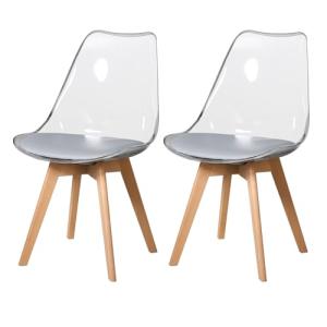 BenyLed Juego de 2 sillas de Comedor de Estilo escandinavo,…