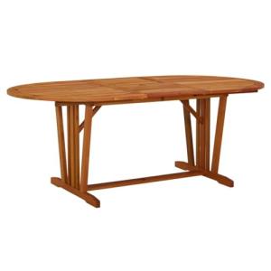 Willood Mesa de jardín 200 x 100 x 75 cm madera maciza euca…