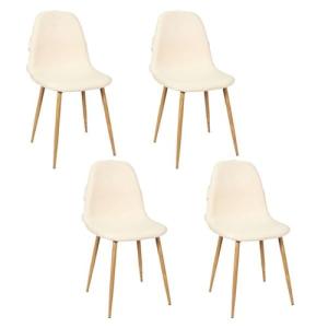 HOME DECO FACTORY, HD7671, Lote de 4 Patas de Metal imitaci…