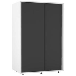 URBNLIVING Armario de 120 cm con 2 puertas correderas, arma…