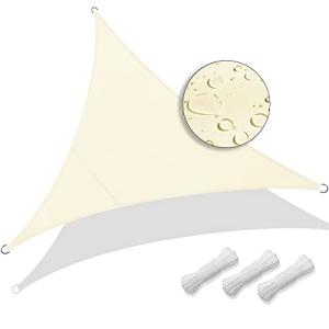 VOUNOT Toldo Vela de Sombra Triangular 5x5x5m, Toldo Paraso…