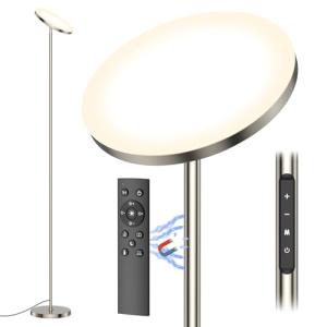 Lámpara de Pie 30W, 3330LM Lamparas Salon Regulable con 6 M…