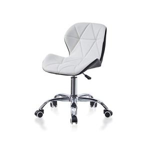 TUKAILAI 1 silla de escritorio ajustable de color blanco y…