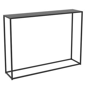 Mesa de entrada, mesa consola minimalista de hierro, sin mo…