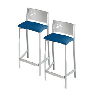 ASTIMESA TAACBL Dos Taburetes Altos de Cocina Asiento Altur…