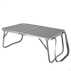 AKTIVE Mesa Baja Plegable, 60x40x25 cm, Antracita, con Cier…