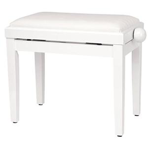 Classic Cantabile Banqueta para Piano Blanco Brillante - Al…