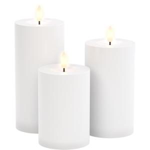 goobay 64786 Set de 3 velas LED con mando a distancia/velas…