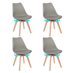 EGGREE Pack de 4 Sillas de Comedor Giratoria, Silla Girator…