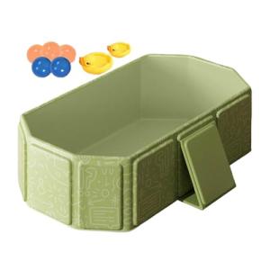 Bañera plegable, bañera portátil para niños | Gran bañera p…