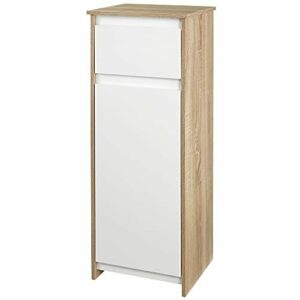 kleankin Armario Bajo para Baño Mueble Auxiliar de Madera c…