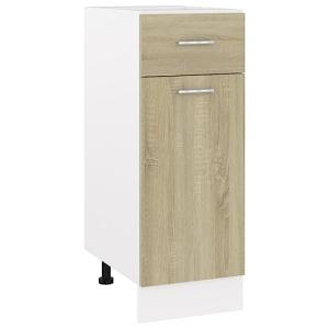 vidaXL Armario Inferior “Lyon” Madera ingeniería Roble 30x4…