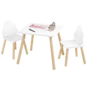 WOLTU Juego de Mesa y 2 Sillas para Niños, Mueble Infantil…