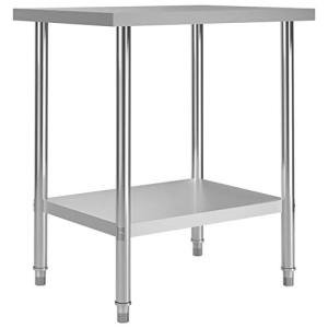 MOONAIRY Mesa de trabaño para Cocina, Mesa De Cocina Comerc…