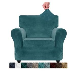 CHELZEN Cubiertas de Silla de Terciopelo para sillones, Fun…