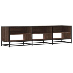 vidaXL Mueble de TV Madera de ingeniería marrón Roble 180x4…