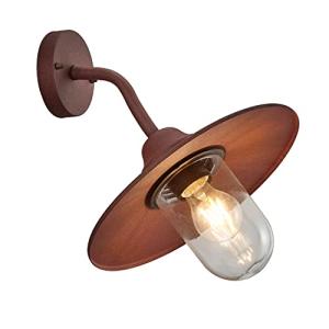 Trio Leuchten Brenta Lámpara de Pared Exterior, marrón