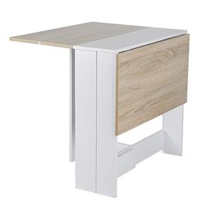 HUOLE Mesa Plegable,Mesa Plegable Cocina Salón Mesa Auxilia…