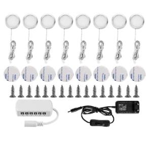 Lightess Luces Cocina Bajo Mueble, 12W 8 Luz LED Armari Int…