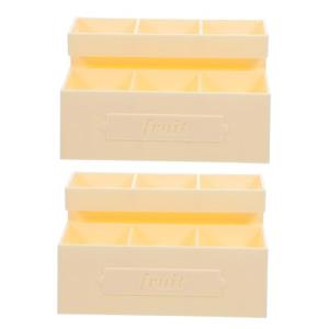 Toyvian 2piezas De Simulación De Frutero Frutero para Casa…