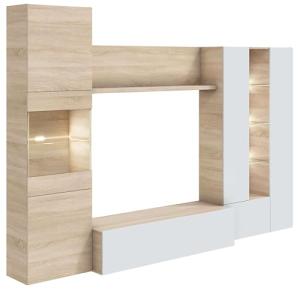 Habitdesign Mueble de Comedor con Leds, Mueble Salon, Model…