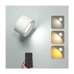 Feallive Lámpara de Pared, Aplique Led Interior con Mando a…